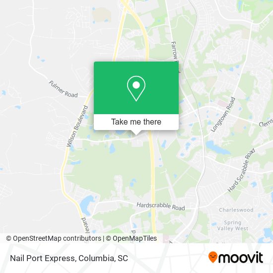Mapa de Nail Port Express