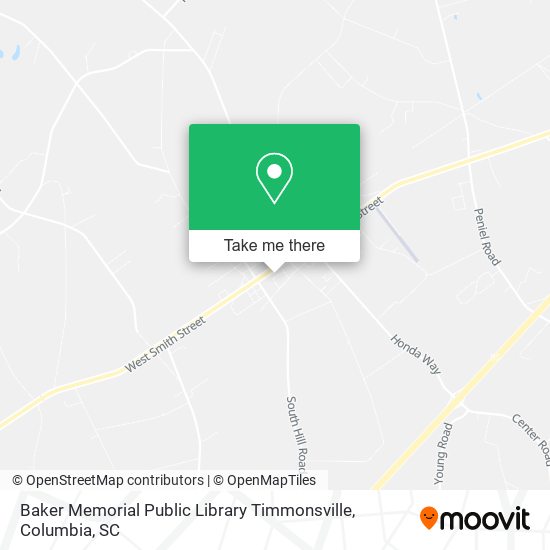 Baker Memorial Public Library Timmonsville map