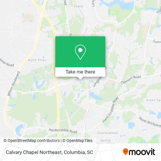 Calvary Chapel Northeast map