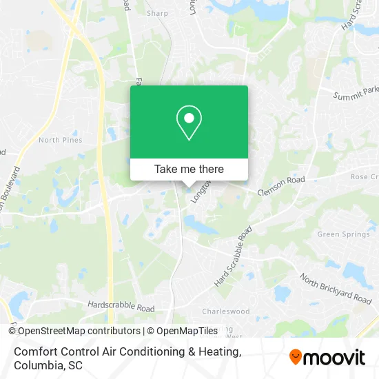 Comfort Control Air Conditioning & Heating map