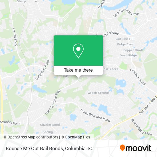 Bounce Me Out Bail Bonds map