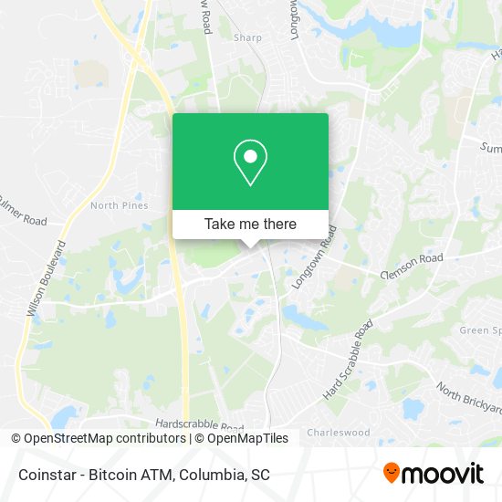 Mapa de Coinstar - Bitcoin ATM