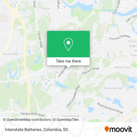 Interstate Batteries map