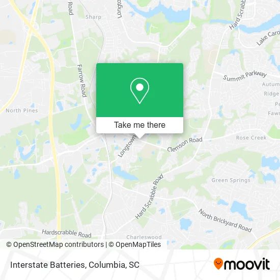 Interstate Batteries map