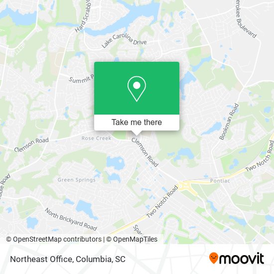 Northeast Office map