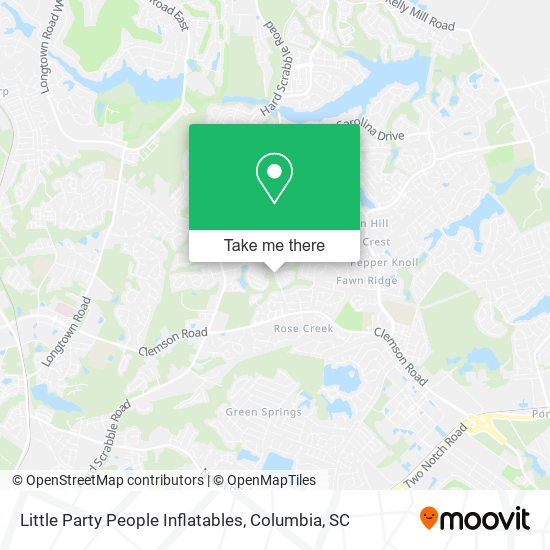 Little Party People Inflatables map