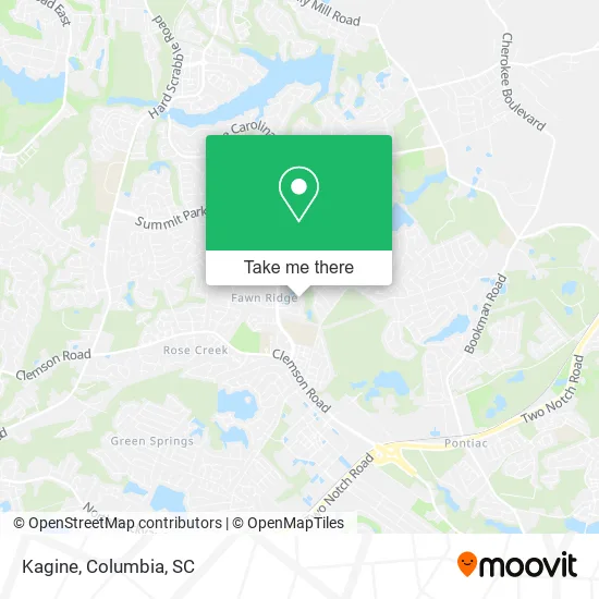 Kagine map