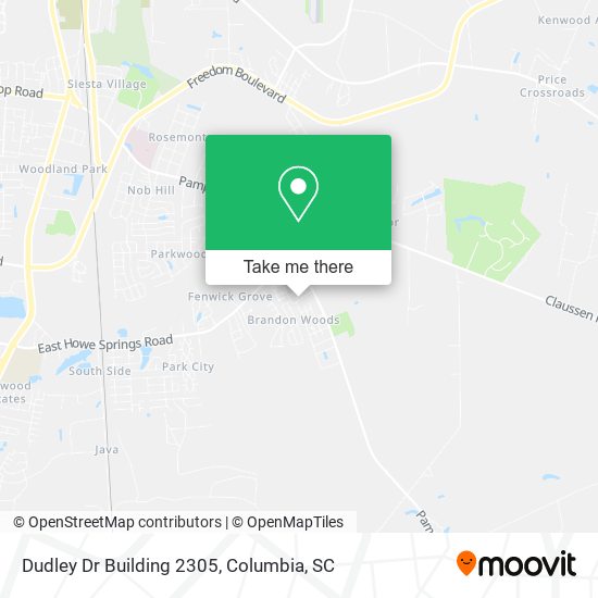 Dudley Dr Building 2305 map