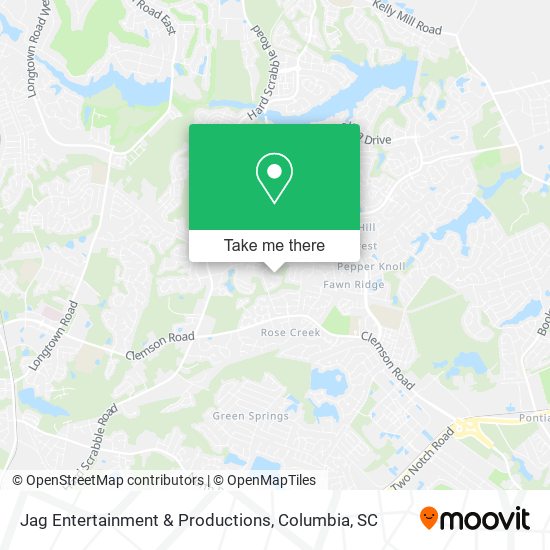 Jag Entertainment & Productions map