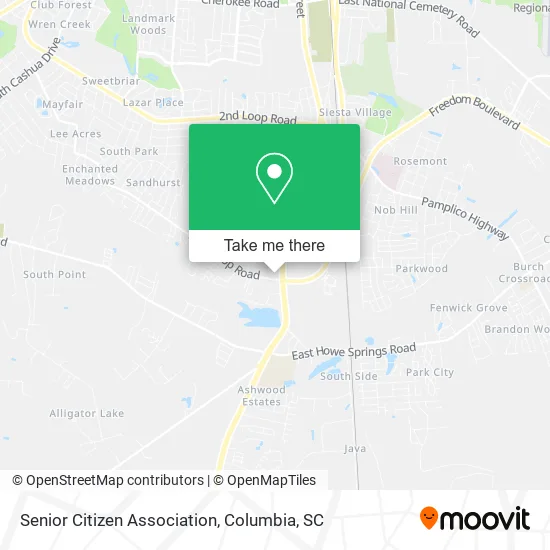 Senior Citizen Association map