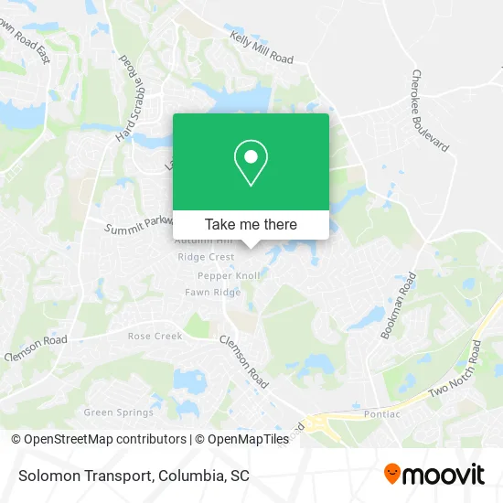 Mapa de Solomon Transport