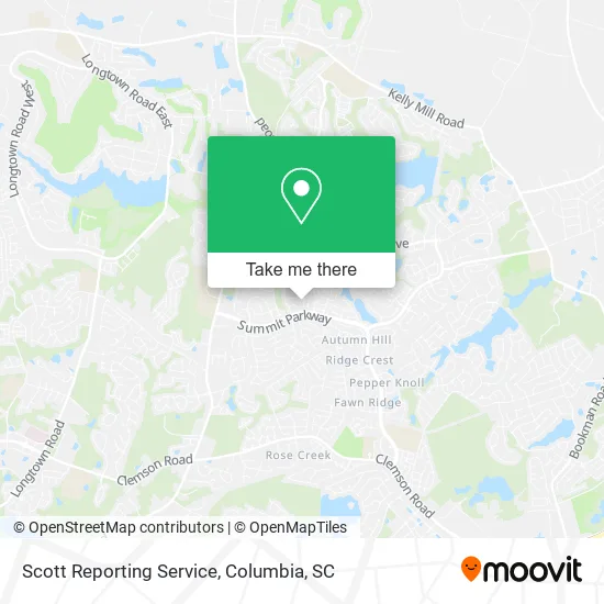 Mapa de Scott Reporting Service