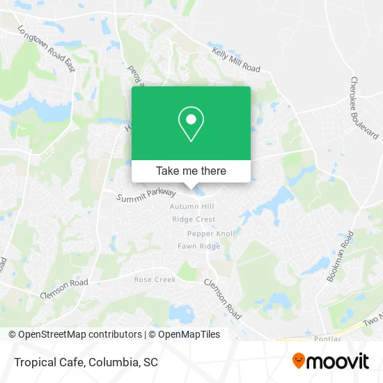 Mapa de Tropical Cafe