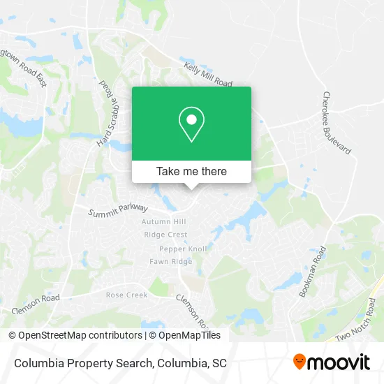 Mapa de Columbia Property Search