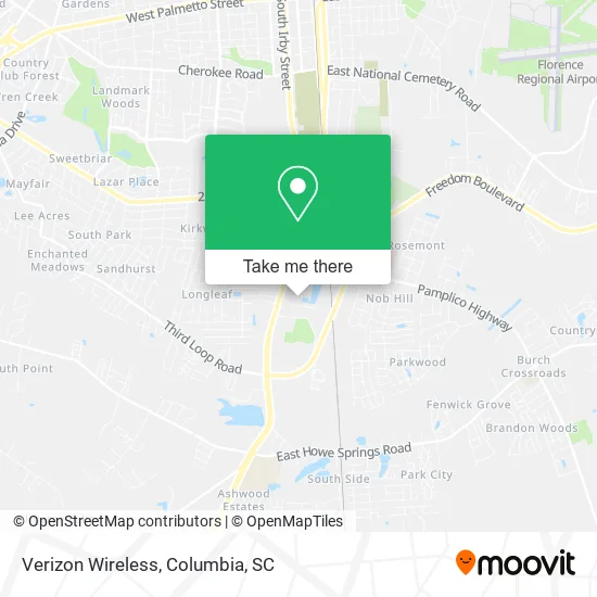 Verizon Wireless map