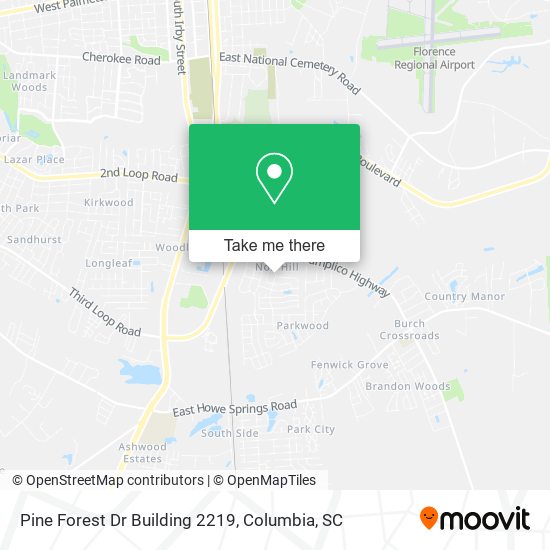 Pine Forest Dr Building 2219 map