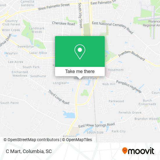 C Mart map