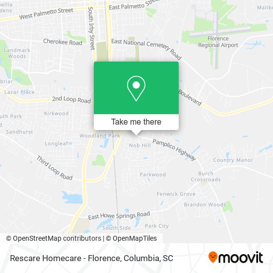 Rescare Homecare - Florence map