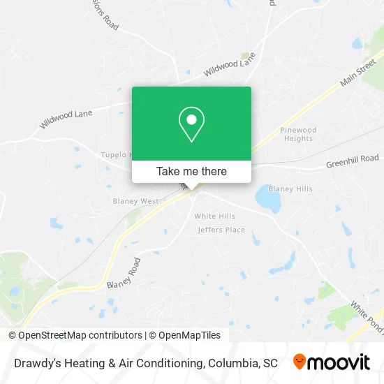 Drawdy's Heating & Air Conditioning map