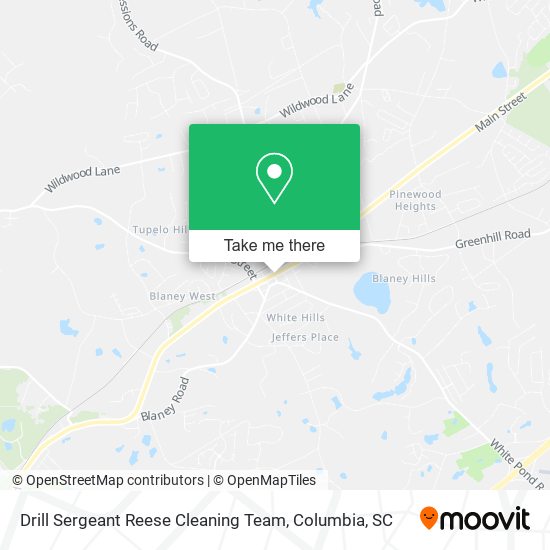 Drill Sergeant Reese Cleaning Team map