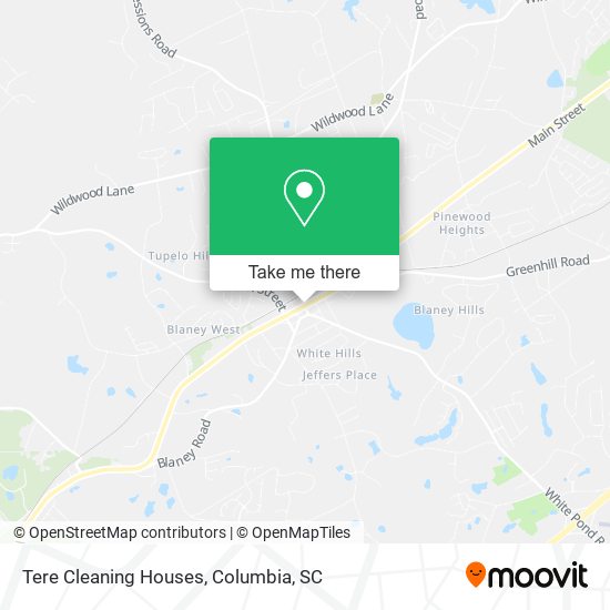 Tere Cleaning Houses map