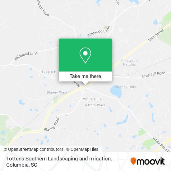 Tottens Southern Landscaping and Irrigation map