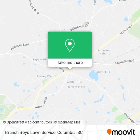 Branch Boys Lawn Service map