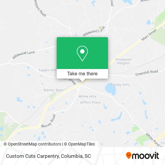 Custom Cuts Carpentry map