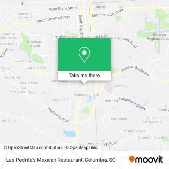 Las Pedrita's Mexican Restaurant map