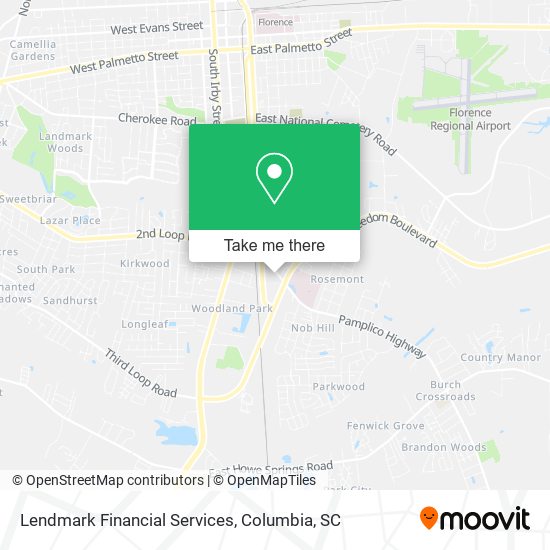 Lendmark Financial Services map