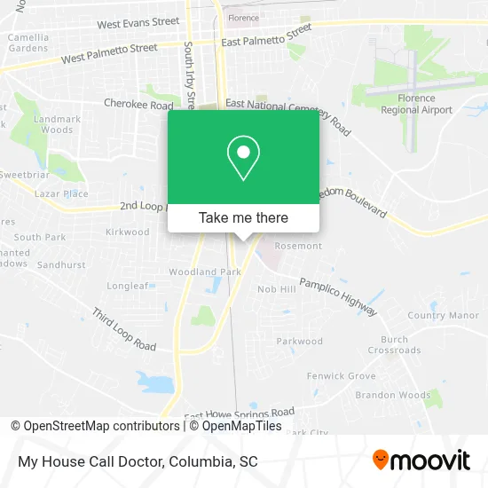 My House Call Doctor map