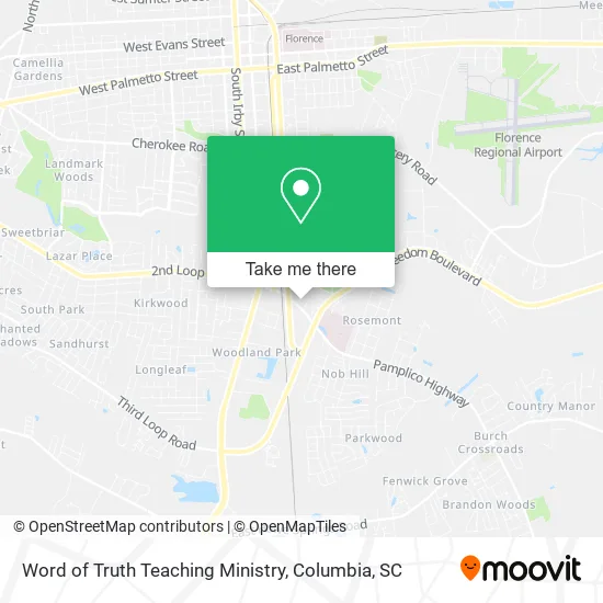 Word of Truth Teaching Ministry map