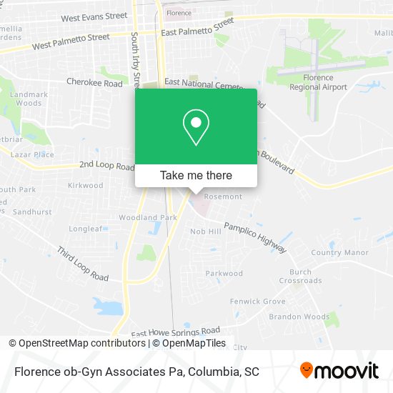 Florence ob-Gyn Associates Pa map