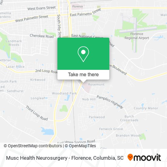 Musc Health Neurosurgery - Florence map