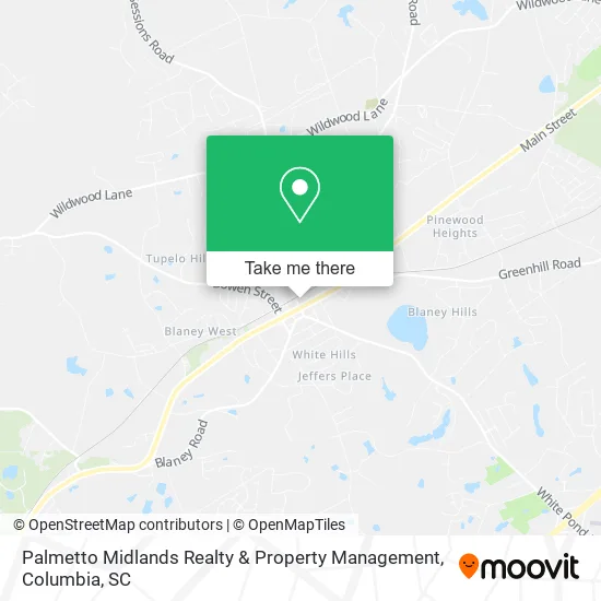 Palmetto Midlands Realty & Property Management map