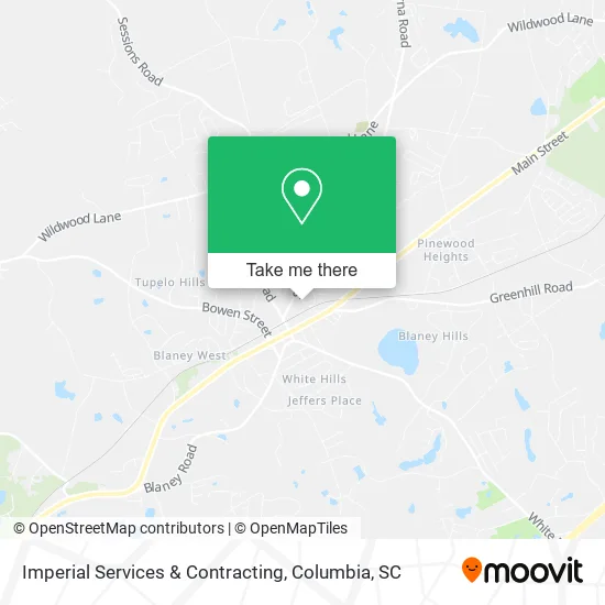 Imperial Services & Contracting map