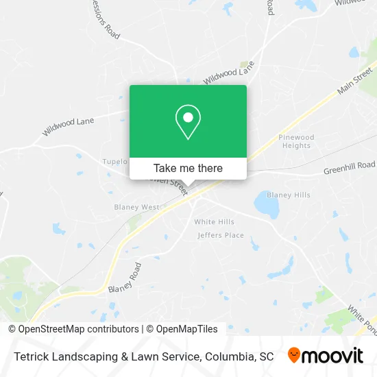 Tetrick Landscaping & Lawn Service map