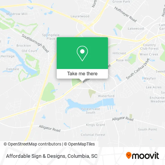 Affordable Sign & Designs map