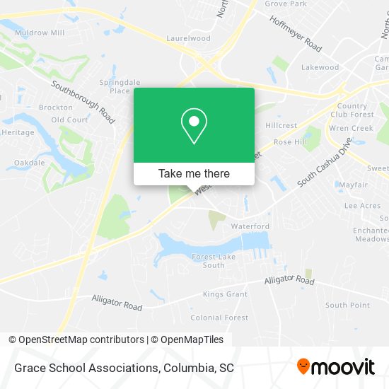 Mapa de Grace School Associations