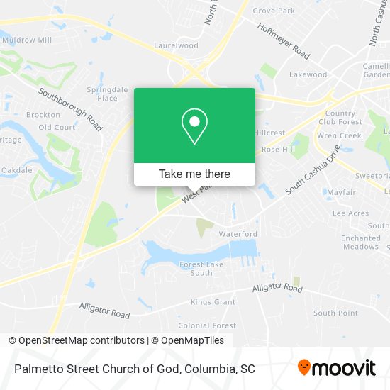 Palmetto Street Church of God map
