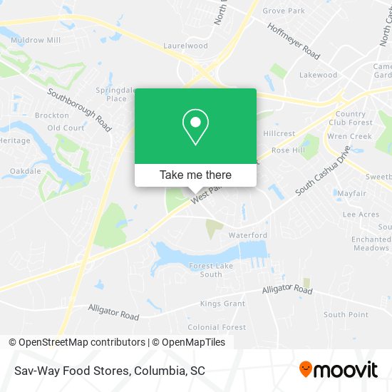 Sav-Way Food Stores map