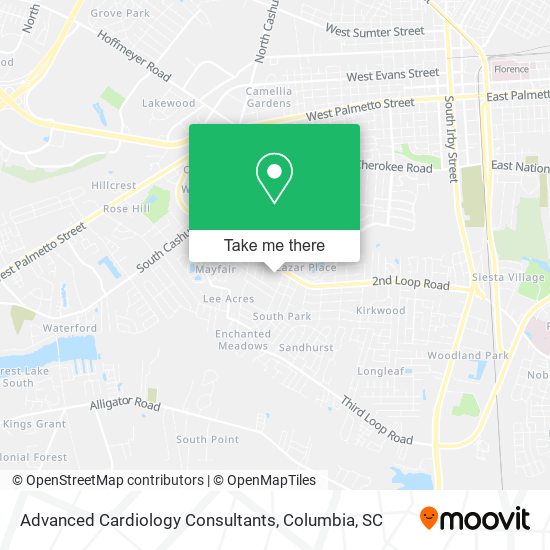Advanced Cardiology Consultants map