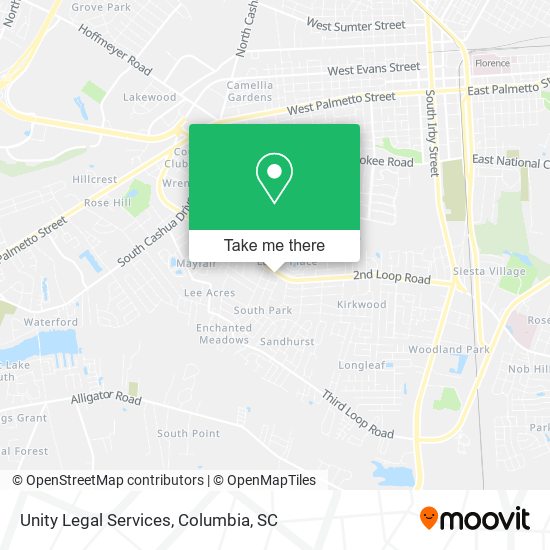 Unity Legal Services map