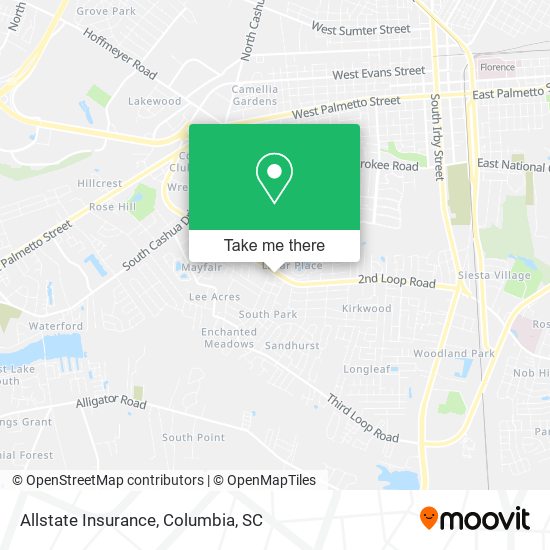 Allstate Insurance map