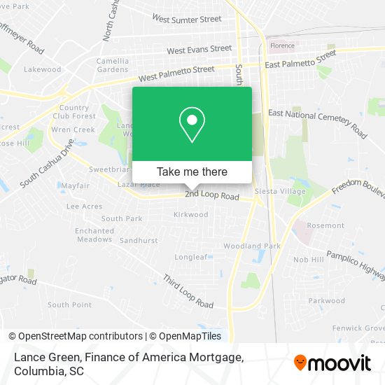 Lance Green, Finance of America Mortgage map
