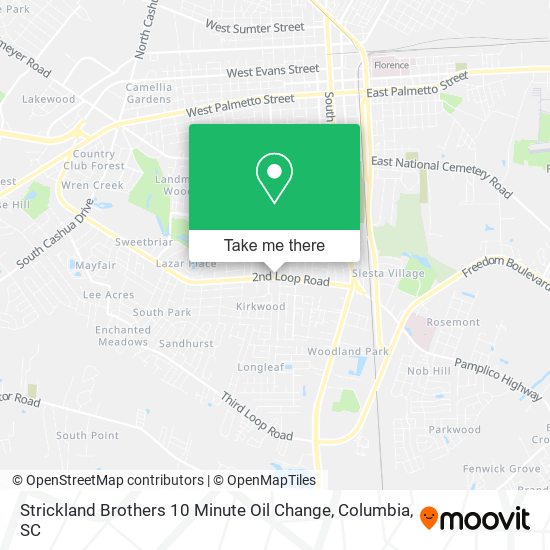 Strickland Brothers 10 Minute Oil Change map