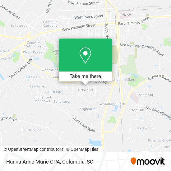 Hanna Anne Marie CPA map