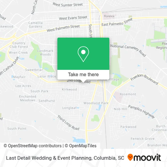 Last Detail Wedding & Event Planning map