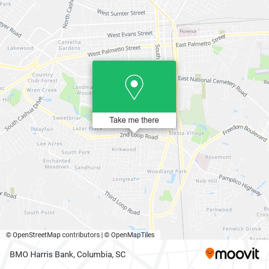 BMO Harris Bank map