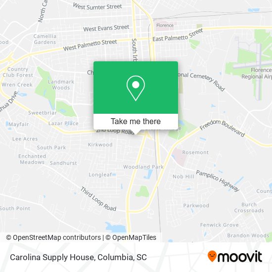 Carolina Supply House map